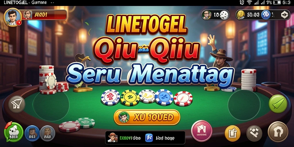Tampilan gameplay QiuQiu yang menarik di LINETOGEL.