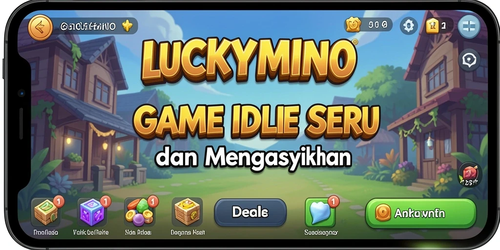 Tangkapan layar menunjukkan karakter dalam aksi di game Idle.