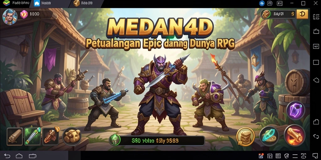 Tampilan gameplay RPG MEDAN4D yang menakjubkan.