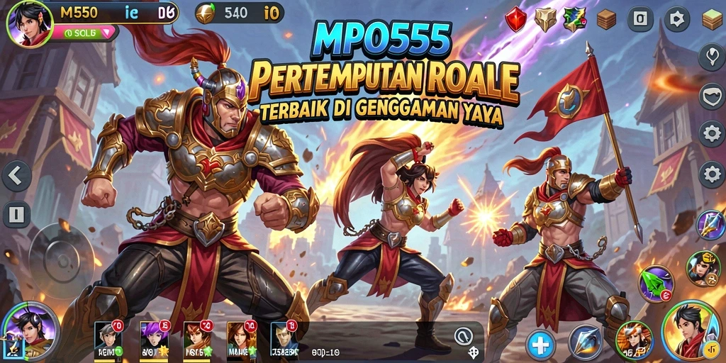 Gameplay seru dalam pertempuran Battle Royale yang mendebarkan.