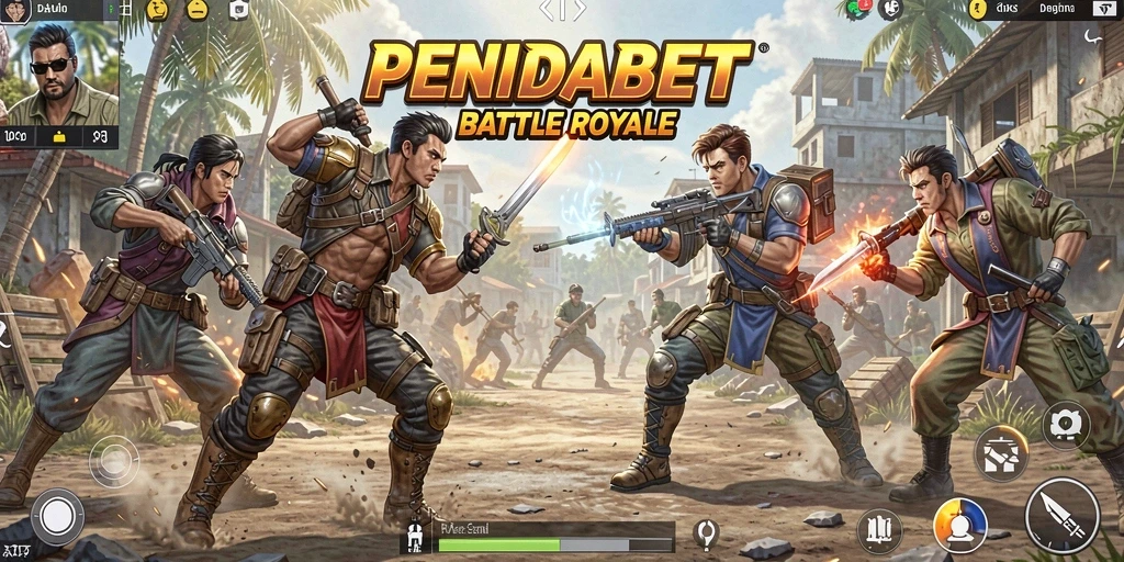 Tampilan permainan mendebarkan di battlefield PENIDABET.